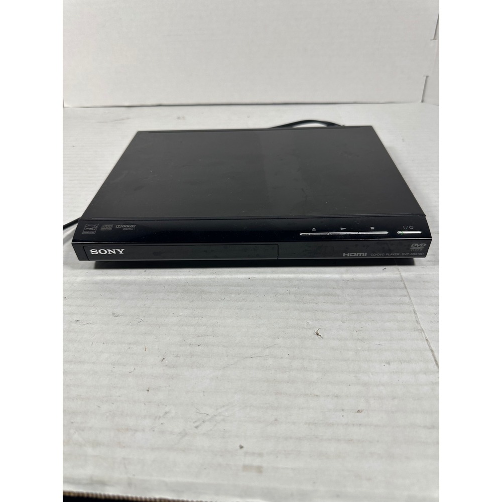 Sony DVP-SR510H CD/DVD Player HDMI 1080p Upscaling Black Media Player NO REMOTE